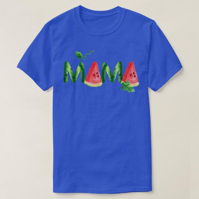 Camiseta Harina de sandía Mejor Mamá Jamás Vegetariana Él (Diseño del anverso)