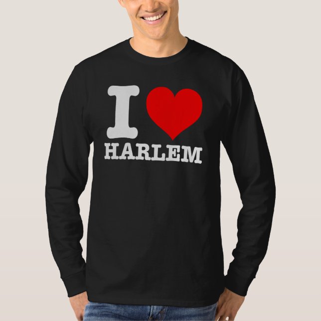 Camiseta Harlem - Amo Harlem - Corazón de Harlem (Anverso)