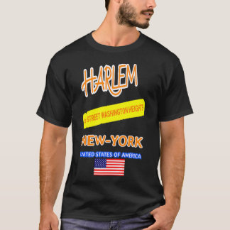 Camiseta HARLEM New York 96th STREET WASHINGTON HEIGHTS 