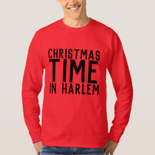 CAMISETA HARLEM NUEVA YORK NAVIDADES TIME T-SHIRS