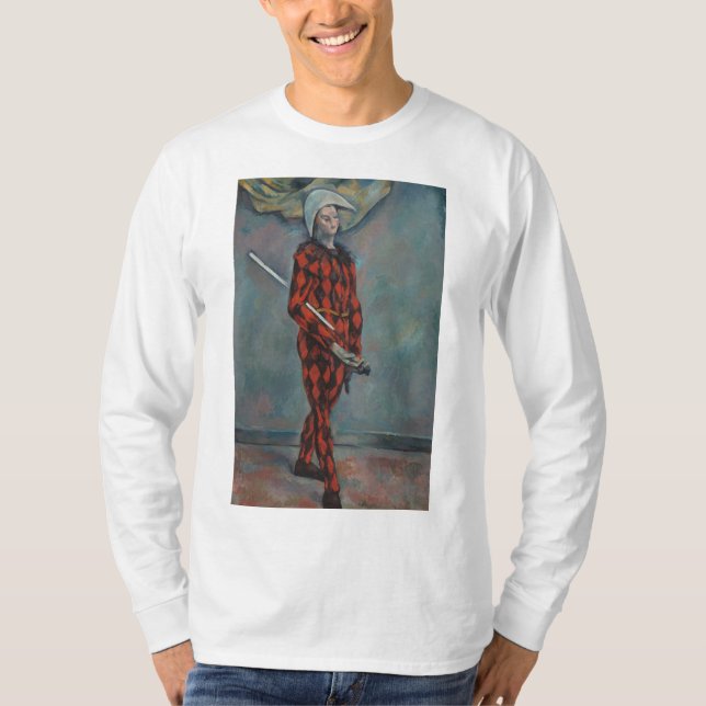 Camiseta Harlequin (Joker) (por Paul Cézanne) (Anverso)