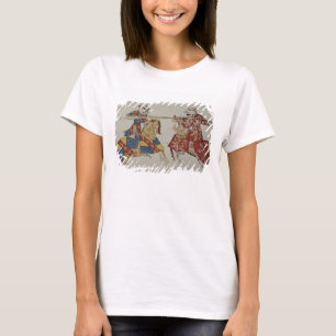 Camiseta Harley 4205 f.366 caballeros Jousting, c.1445
