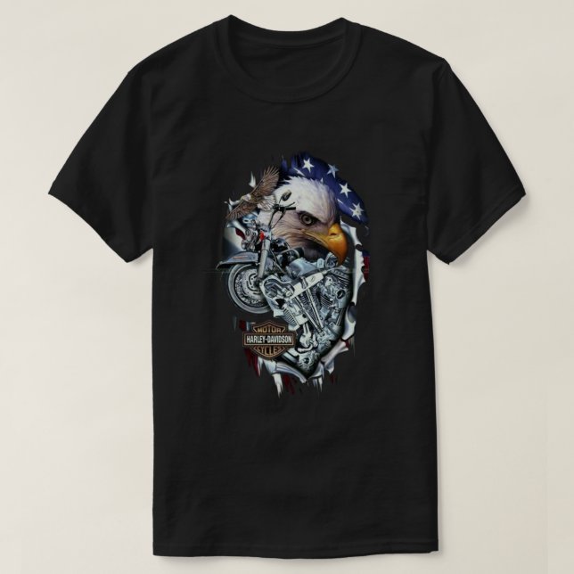 Camiseta Harley davidson (Diseño del anverso)