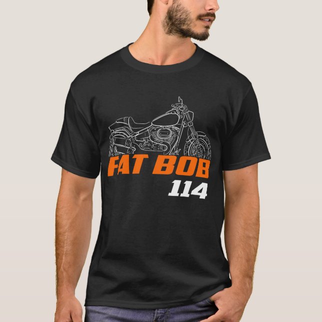 Camiseta Harley-Davidson FXFBS Softail Fat Bob 114 2018-24 (Anverso)