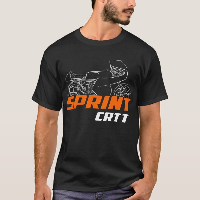 Camiseta Harley-Davidson Sprint CRTT + Fairings 1963 y 1967 (Anverso)