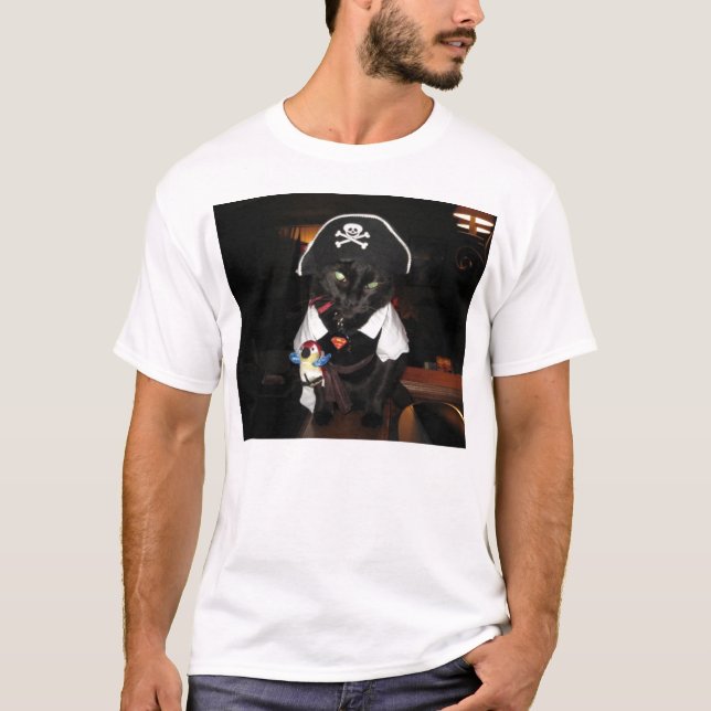 Camiseta Harley el gato del pirata (Anverso)