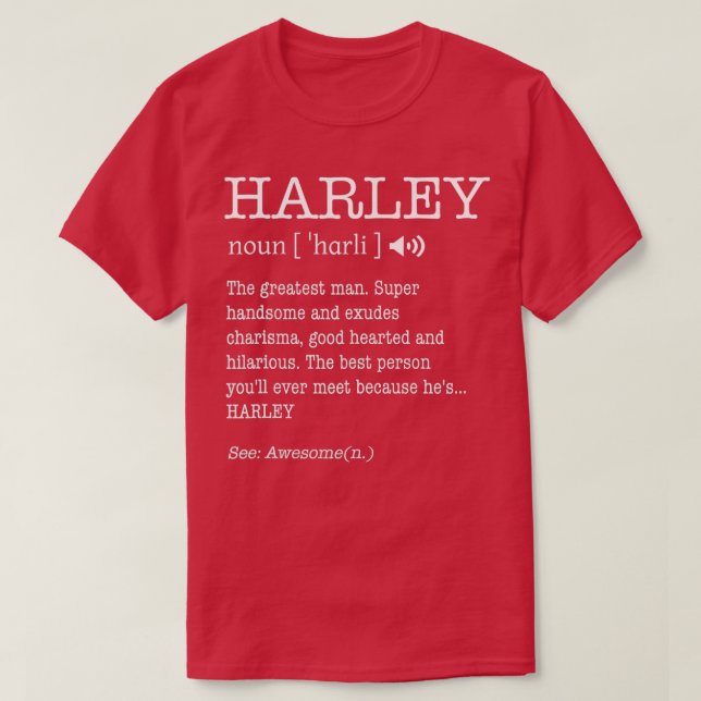 Camiseta Harley Funny Hombres Adultos Primera Definición Pe (Diseño del anverso)