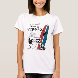 Camiseta Harley Quinn - Vamos a practicar surf
