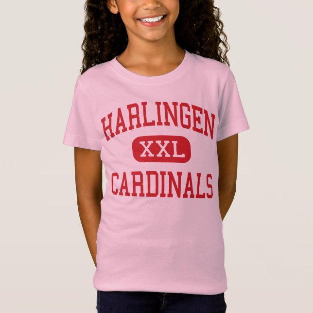 Camiseta Harlingen - cardenales - alto - Harlingen Tejas (Anverso)