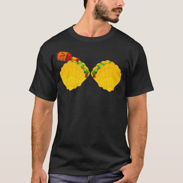 Camiseta Harmaid Shell Taco Bra Spicy Chili Sauce (Anverso)