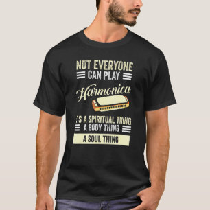 Camiseta Harmonica Instrument Harmonica Player