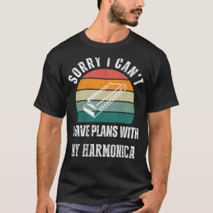 Camiseta Harmonica Plans Tee: Sintonizar el humor y el vib