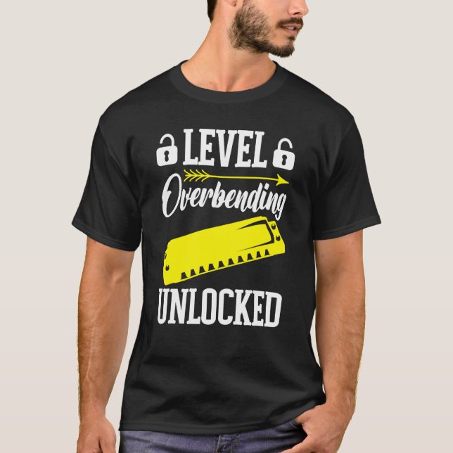 Camiseta Harmonica Player Level Unlocked (Anverso)