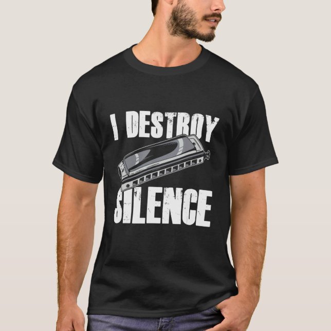 Camiseta Harmonica Playing For Harmonica Player Harmonica T (Anverso)
