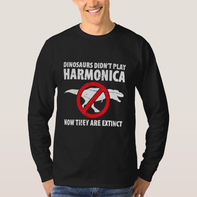 Camiseta Harmonica Playing For Harmonica Player Harmonica T (Anverso)