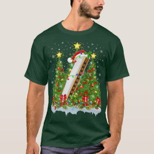 Camiseta Harmonica Xmas enciende Santa Harmonica Navidades 