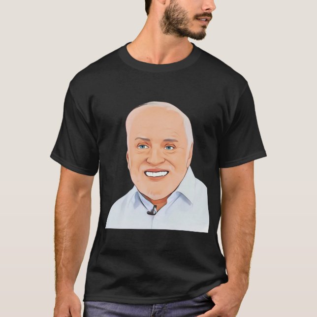 Camiseta Harold Meme Guy Portrat (Anverso)