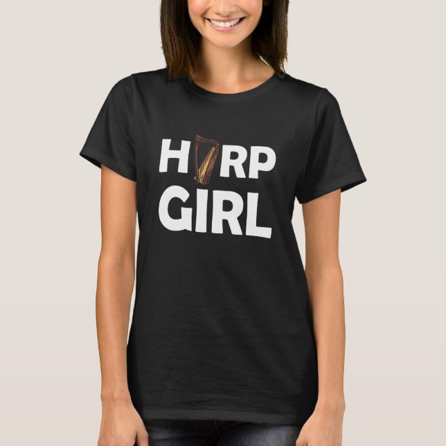 Camiseta Harp Girl 3 (Anverso)