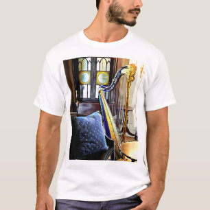 Camiseta Harp In Music Room