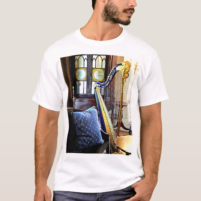 Camiseta Harp In Music Room (Anverso)