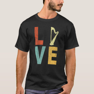 Camiseta Harp Love Funny Harp Player Harpestra Orchestra Re