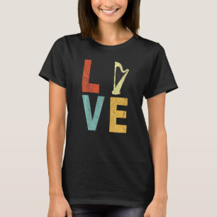 Camiseta Harp Love Funny Harp Player Harpestra Orchestra Re
