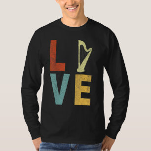 Camiseta Harp Love Funny Harp Player Harpestra Orchestra Re
