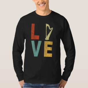 Camiseta Harp Love Funny Harp Player Harpestra Orchestra Re
