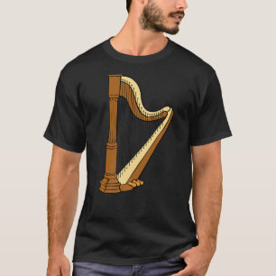 Camiseta Harp Player Harpist Music