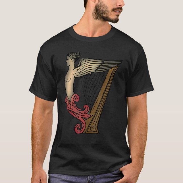 Camiseta Harp Player Harpist Music (Anverso)