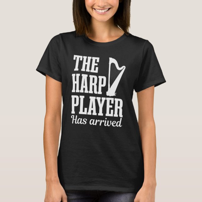 Camiseta Harp Player Harpist Music Stringer Instr (Anverso)