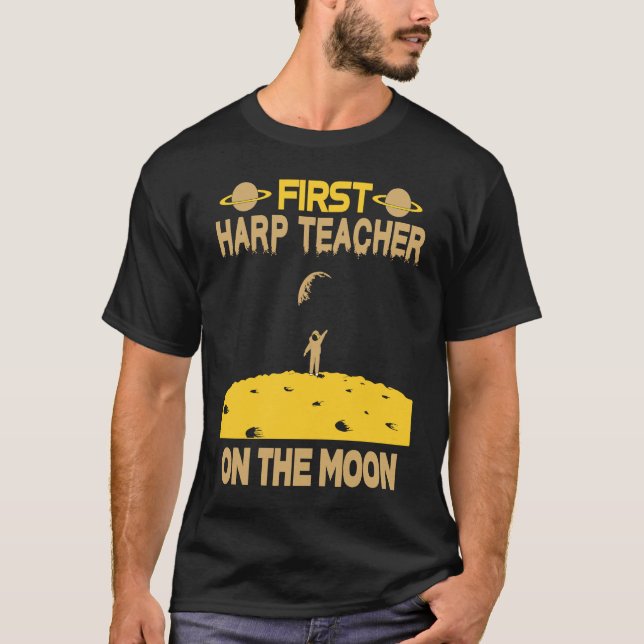 Camiseta Harp Teacher On The Moon (Anverso)