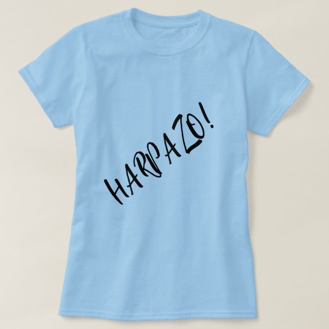 Camiseta ¡Harpazo! (Diseño del anverso)