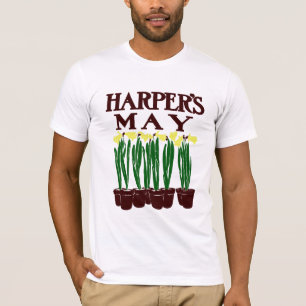 Camiseta Harper's 1899 Edward Penfield Daffodils
