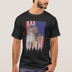 Camiseta Harrier Patriotic Dog USA Orgullo Bandera American