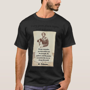 Camiseta Harriet R Tubman American Black Woman History Acti