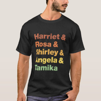 Camiseta Harriet Rosa Shirley Angela Tamika