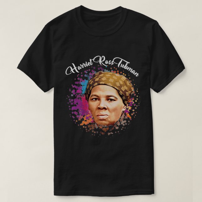 Camiseta Harriet Ross Tubman Pr, mes de la historia de las  (Diseño del anverso)