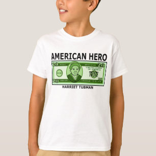 Camiseta Harriet Tubman en el billete de dólar veinte