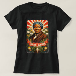Camiseta Harriet Tubman Portrait T-Shirt  Black history art