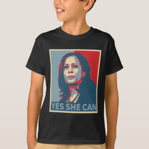 Camiseta Harris 2024 Elección Presidencial Kamala Sí Ella P