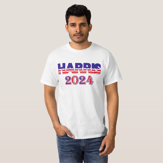 Camiseta Harris 2024 Presidente Demócrat Estados Unidos Val (Anverso completo)