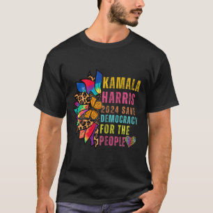 Camiseta Harris 2024 Salva La Democracia Para El Pueblo Sun