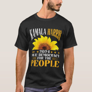 Camiseta Harris 2024 Salva La Democracia Para El Pueblo Sun