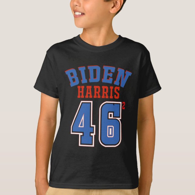 Camiseta Harris 46 Squared Joe Biden 46th President Of Usa (Anverso)