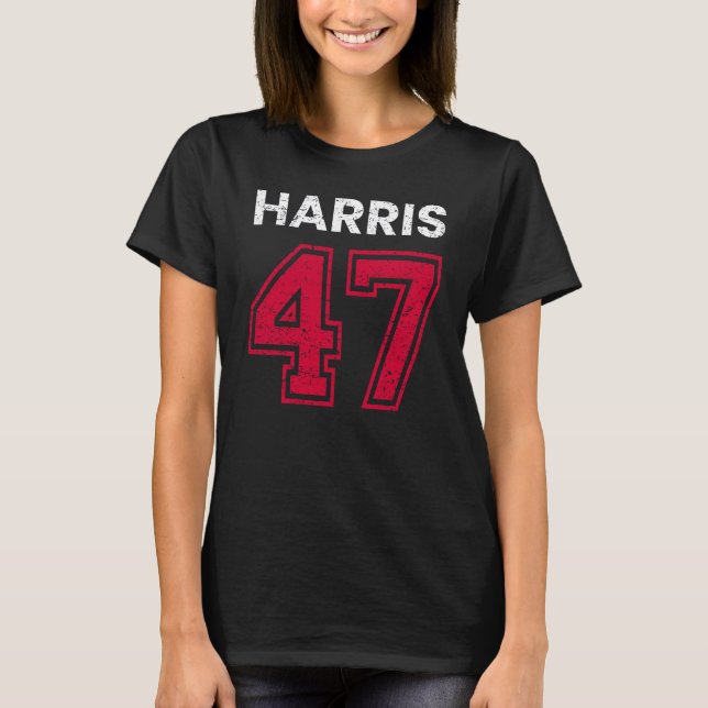 Camiseta Harris 47 I - Kamala Harris Por Presidente (Anverso)