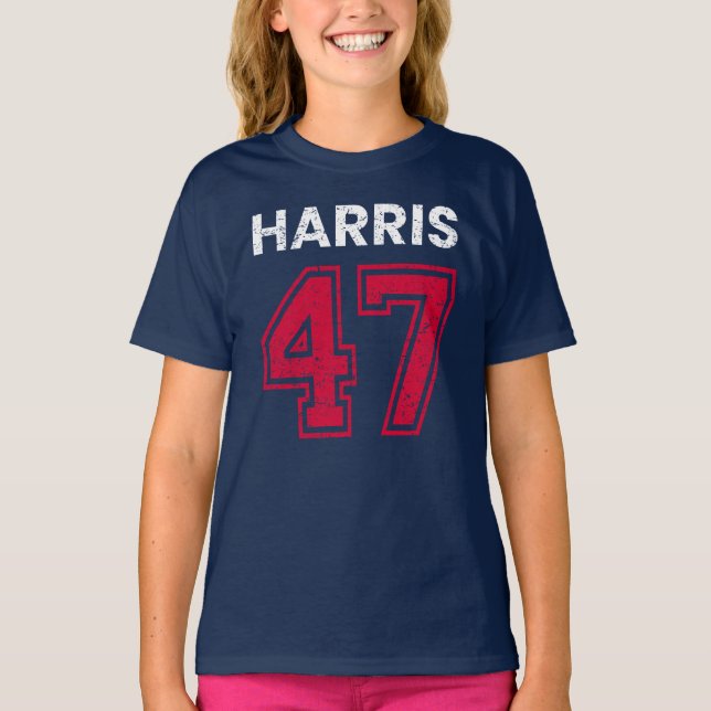 Camiseta Harris 47 I - Kamala Harris Por Presidente (Anverso)