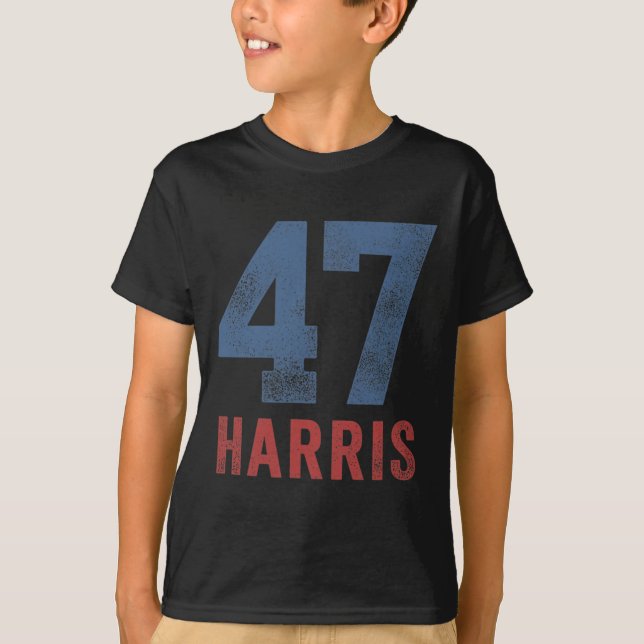 Camiseta Harris 47 Primera Mujer Presidenta De Chicas Y Ado (Anverso)