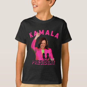 Camiseta Harris Aka Por La Presidenta 47 Comma Rosa La 2024
