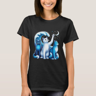 Camiseta Harris Blue Cats Wave Kamala Graciosa Para Los Ama